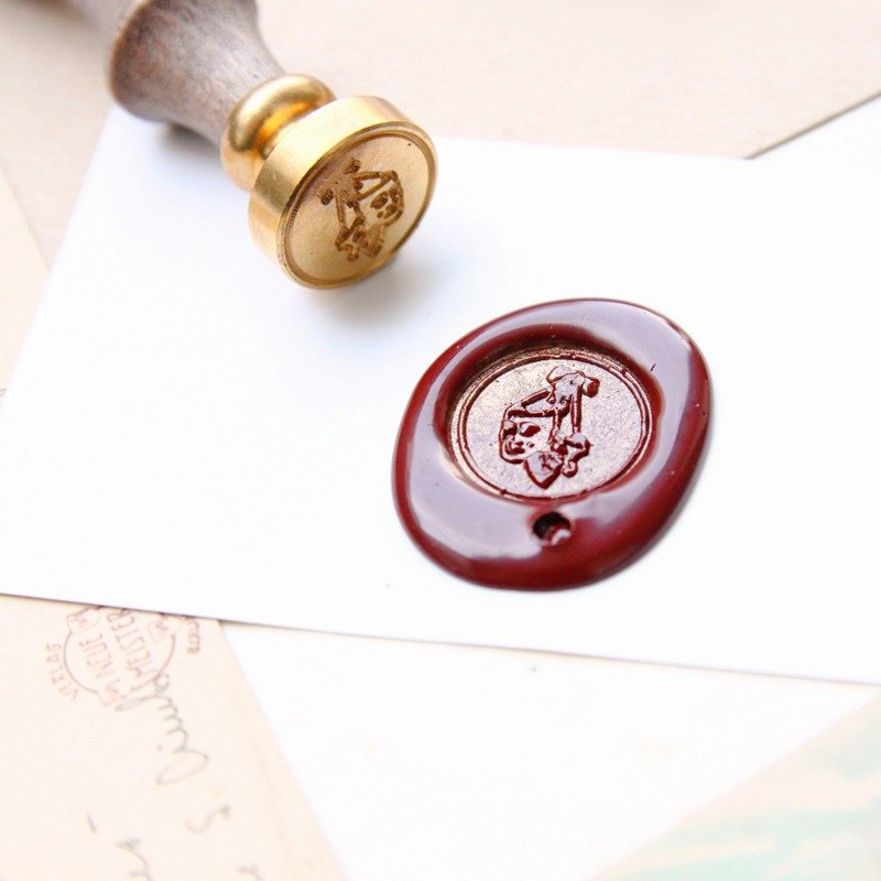 封蜡章组礼盒 | 面具 - 印章/印台 - 其他金属 红色