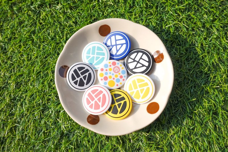 【散步计划】LOGO小胸章 - 徽章/别针 - 塑料 多色