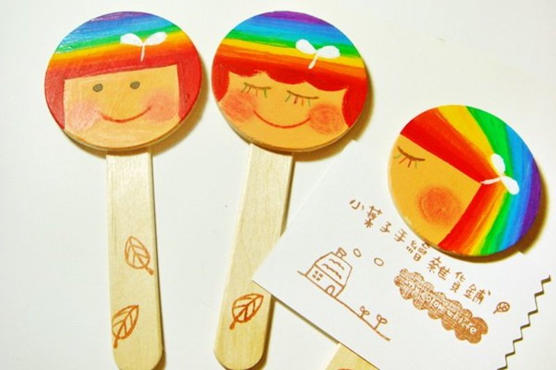 【纯手绘】木书签 - 书签 - 木头 多色