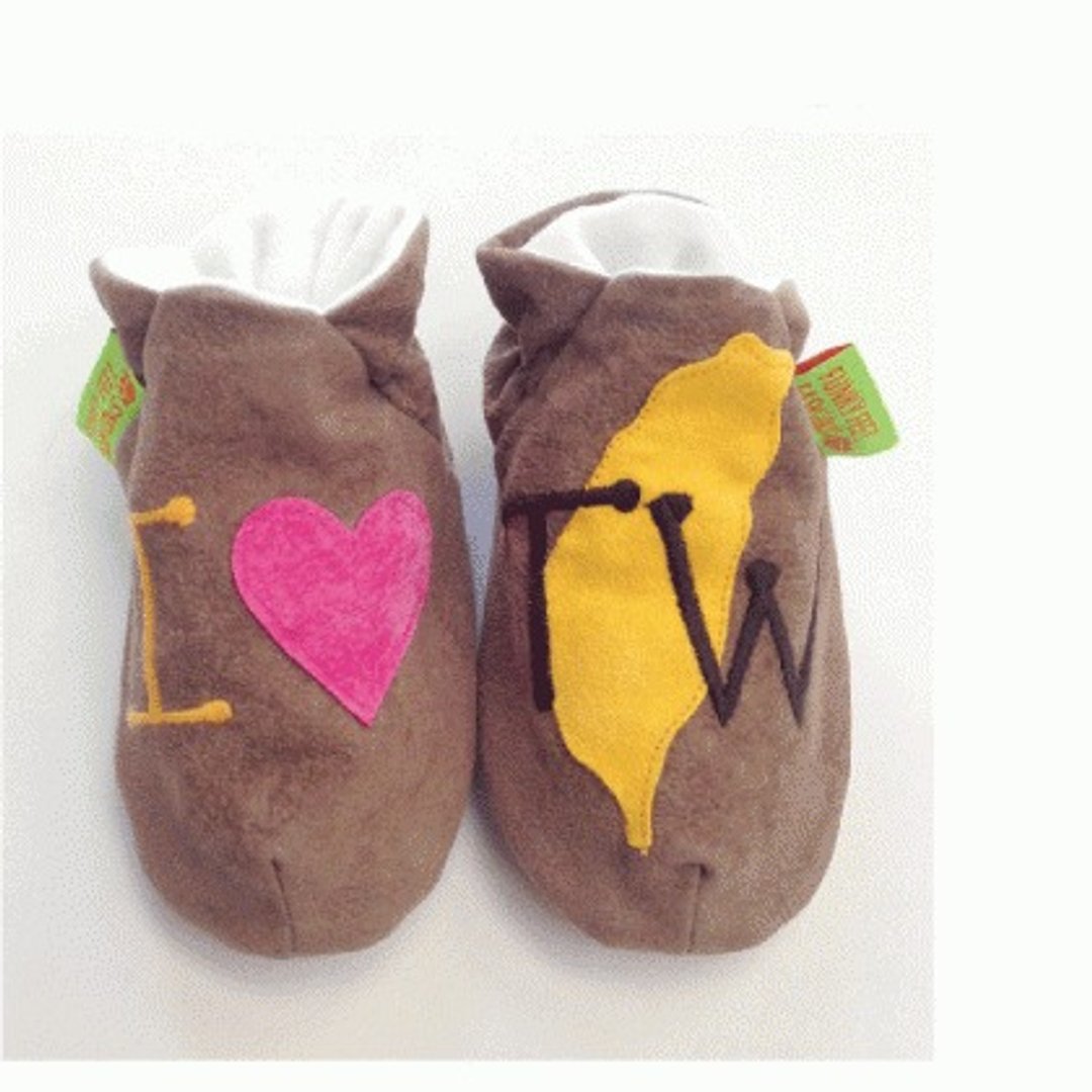 【英国手工鞋FunkyFeet Fashions】爱台湾stone学步鞋 - 童装鞋 - 棉 金色