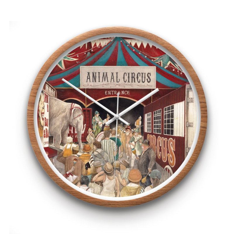 AppleWork iWatch 创意挂钟：南君 PSIC-056 - 时钟/闹钟 - 塑料 红色