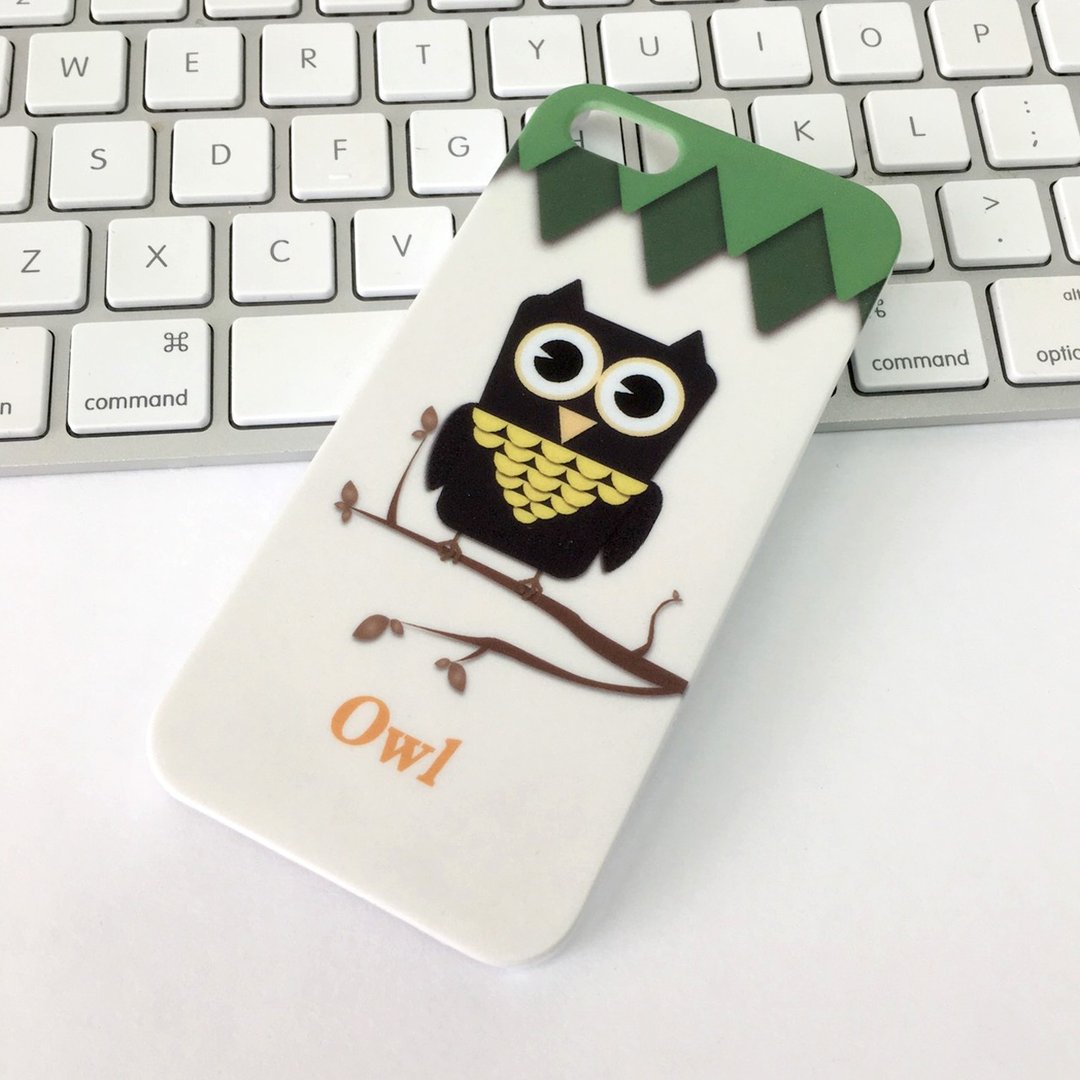 香港原创设计 可爱动物猫头鹰图案  iPhone X,  iPhone 8,  iPhone 8 Plus, iPhone 7, iPhone 7 Plus, iphone 6/6S , iphone 6/6S PLUS, Samsung Galaxy Note 7 透明手机壳 - 其他 - 塑料 