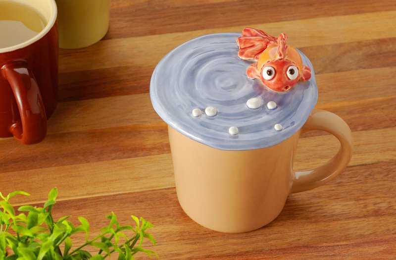 手工陶作-小鱼儿柸盖 - 花瓶/陶器 - 瓷 蓝色