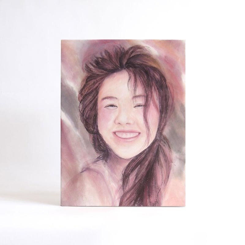 订制手绘彩墨画像 不含框 30x40cm - 订制画像 - 纸 多色