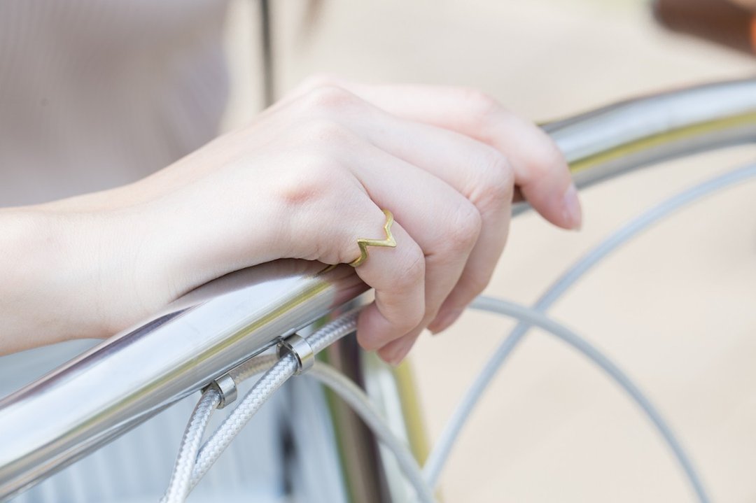 Beats 悸 手工黄铜戒指 Handmade Brass rings N - 戒指 - 其他金属 金色