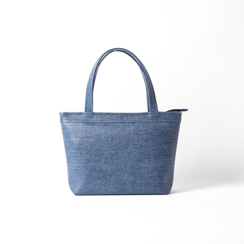 休闲手提托特包 Denim / 单宁蓝 (仅剩一个) - 手提包/手提袋 - 人造皮革 蓝色