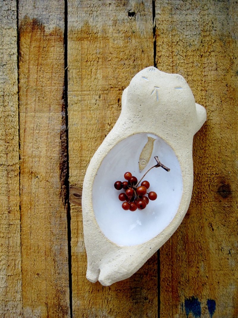 漂浮猫-白-已绝版 - 花瓶/陶器 - 其他材质 白色