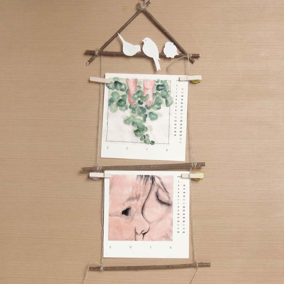 暖暖2017 年历（大） 带年历架子 - 年历/台历 - 纸 多色