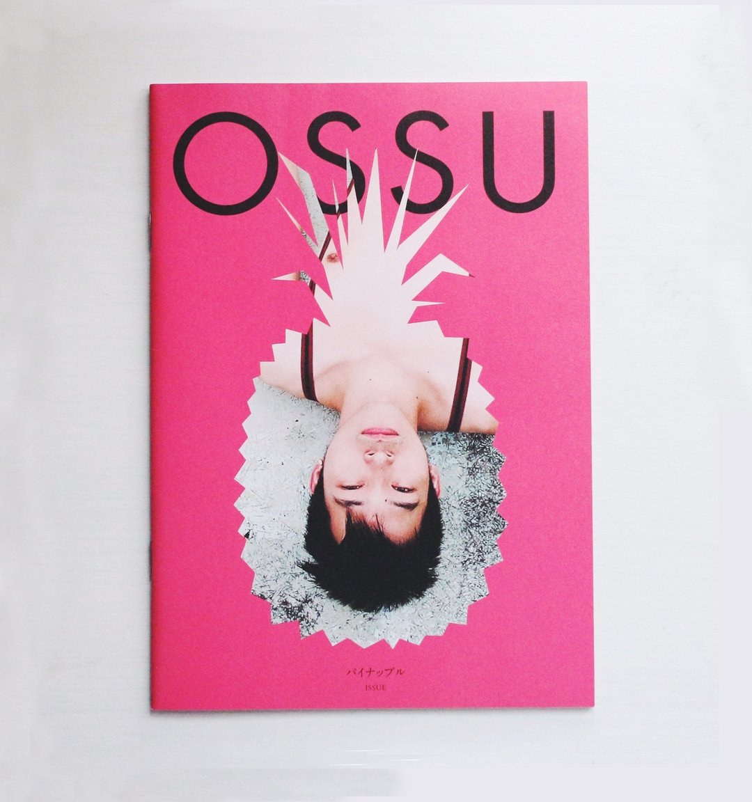 ZïNE } OSSU第3号“パイナップル”日本男子写真小杂志  照片 川岛小鸟 超越性别 森荣喜 - 刊物/书籍 - 纸 红色