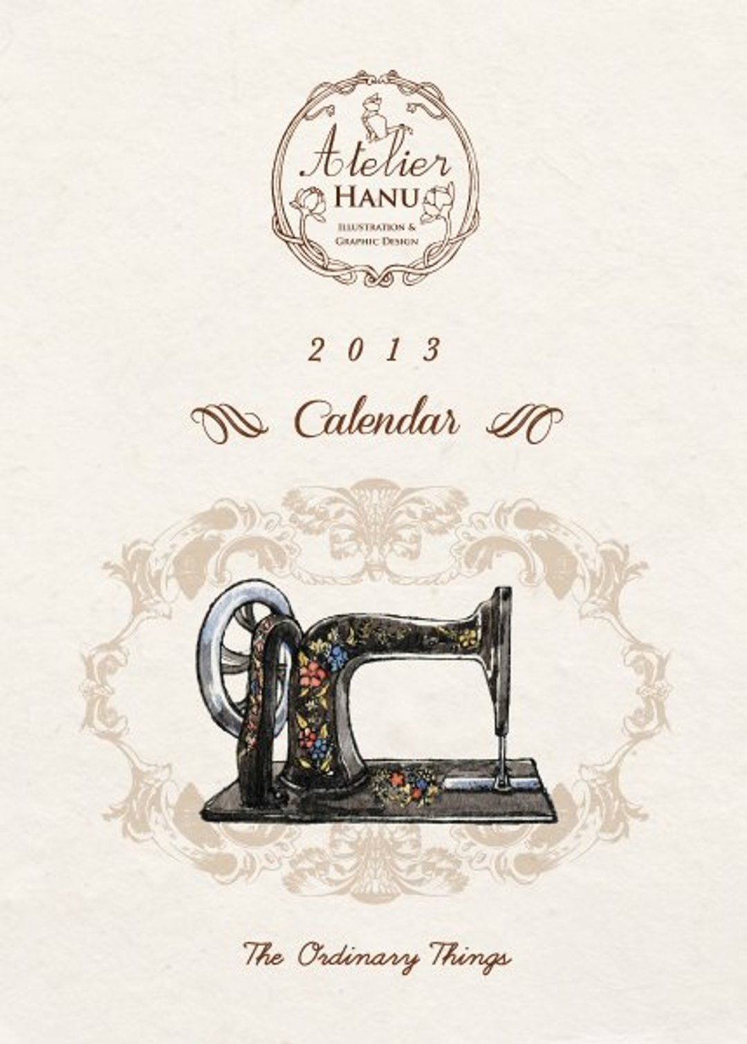 2013 {Atelier Hanu} The Ordinary Things限量杂货手绘年历 - 年历/台历 - 纸 卡其色