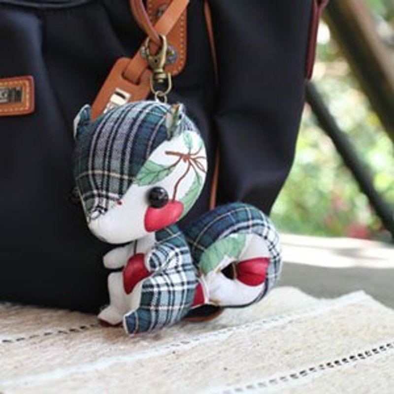 红果·松鼠可米大吊饰钥匙圈 - 吊饰 - 其他材质 