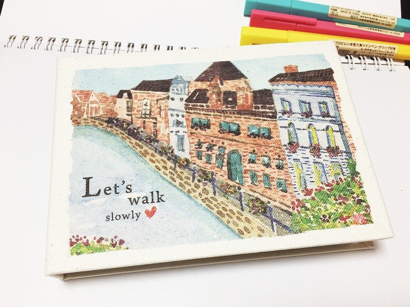 棉麻布拍立得相本 收集册 (B) - 摄影集 - 其他材质 白色