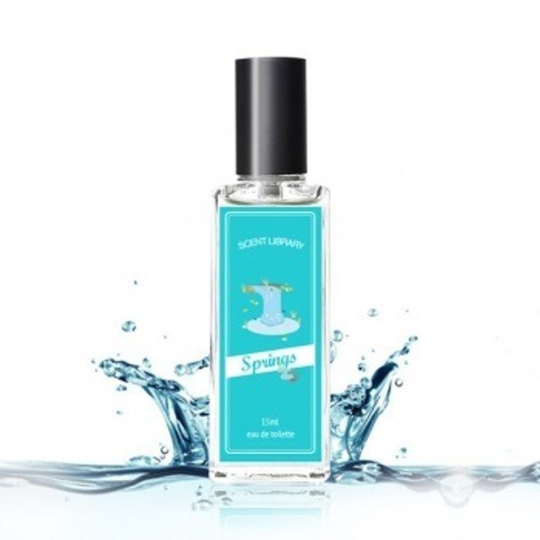 【Springs 清泉】ScentLibrary自然系列淡香水15ml - 香薰/精油/线香 - 玻璃 蓝色