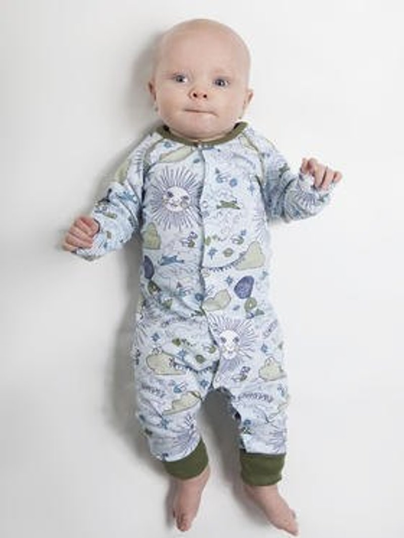 瑞典 Up and Above宝宝连身衣 - 其他 - 棉．麻 蓝色