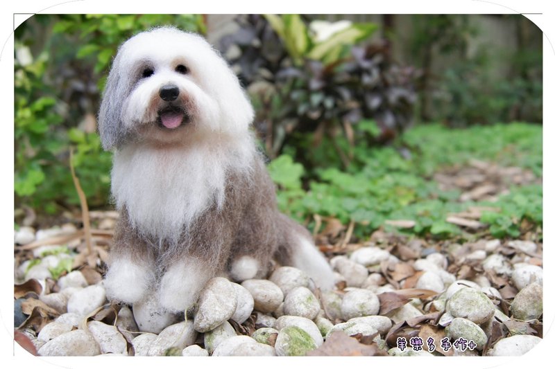 【羊乐多 X 羊毛毡】复刻宠物 请先询问请勿先下 标 古代牧羊犬 - 玩偶/公仔 - 羊毛 白色