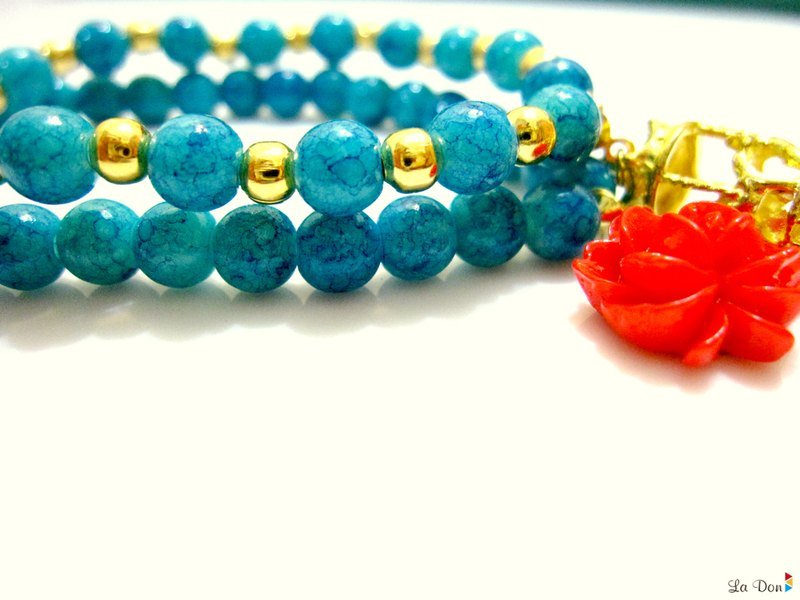 海盗之歌 旋转木马X红玫瑰 弹力手环 手炼 - 手链/手环 - 其他材质 