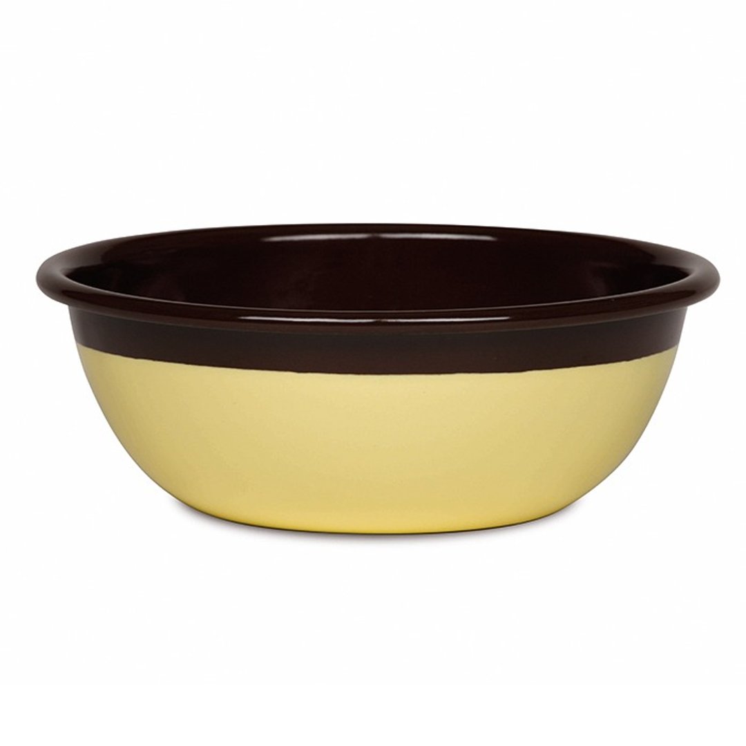 RIESS x Sarah Wiener联名款 珐琅料理盆14cm(巧克力/香草黄) - 厨房用具 - 珐琅 绿色