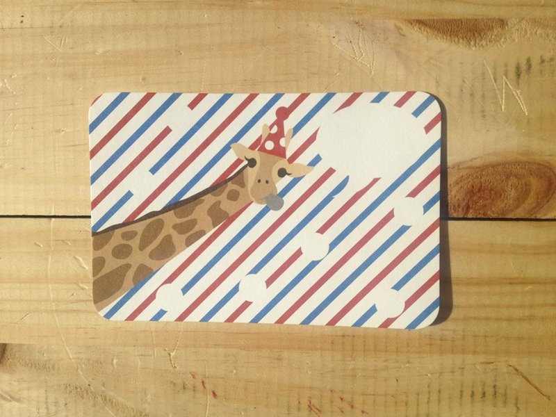 你好!长先生 - 明信片/ 万用卡 - 卡片/明信片 - 纸 红色