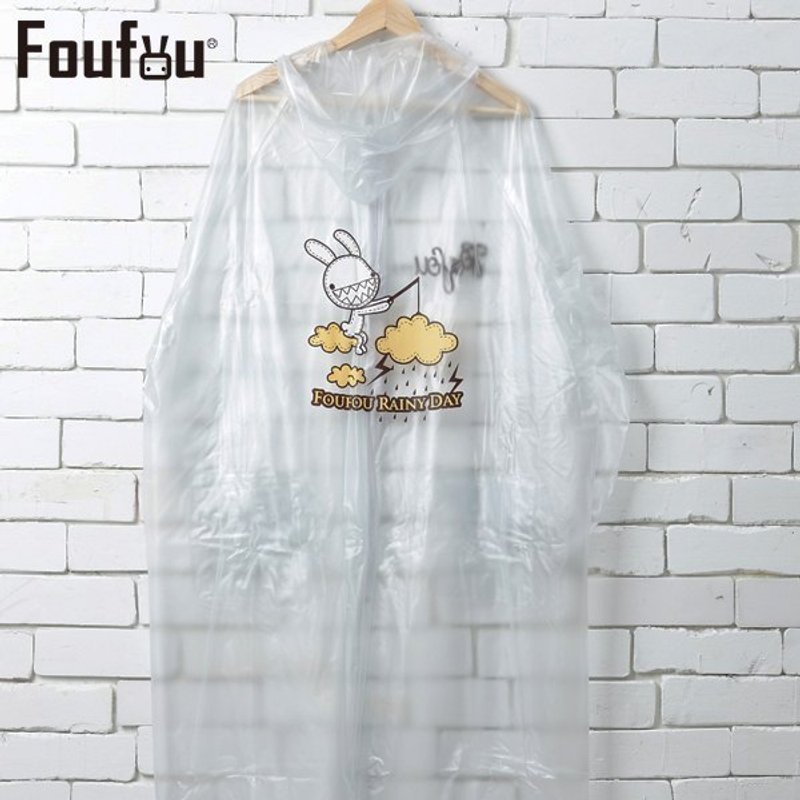 《Foufou》-Rainy Day-正面排扣式雾透-雨衣 - 其他 - 防水材质 