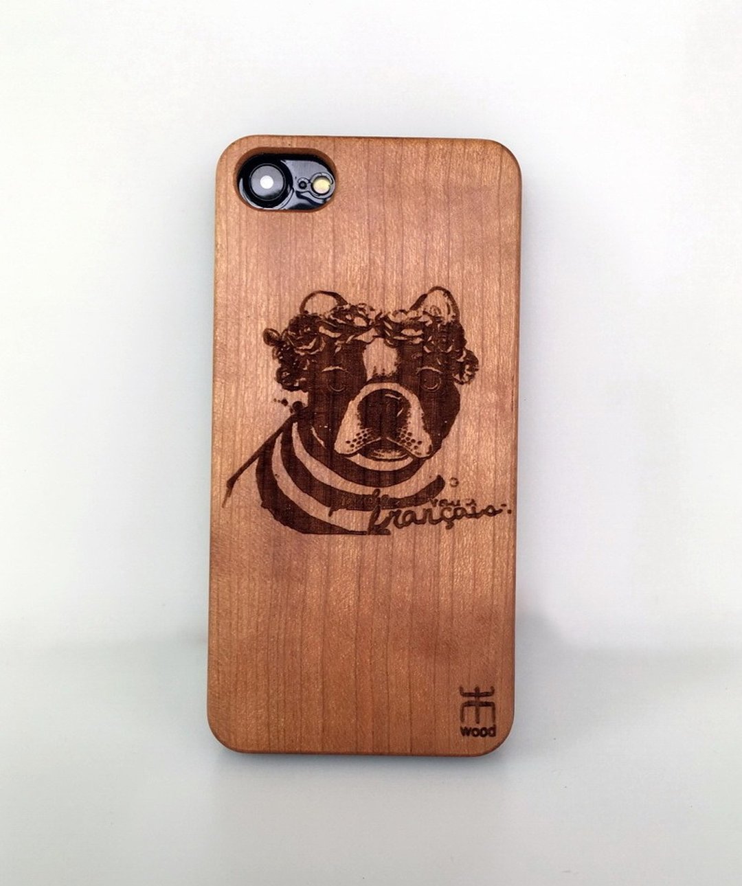【免費客制】iPhone 17系列手機殼 iPhone木手機殼 實木 DOG - 手机壳/手机套 - 木头 