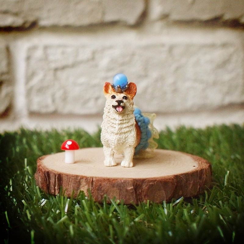 动物园 | 小短腿 柯基犬 小狗 古铜项链 - 项链 - 塑料 橘色