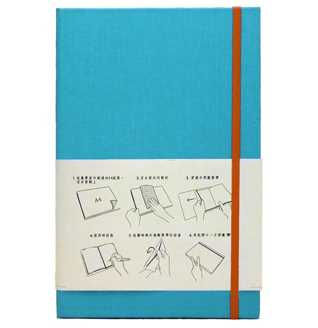 ecobook 回收纸笔记夹 - 天蓝 - 笔记本/手帐 - 其他材质 蓝色