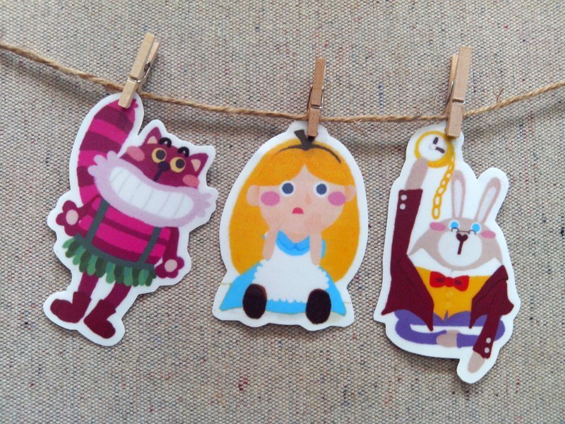 爱丽丝贴纸组 - 贴纸 - 塑料 紫色