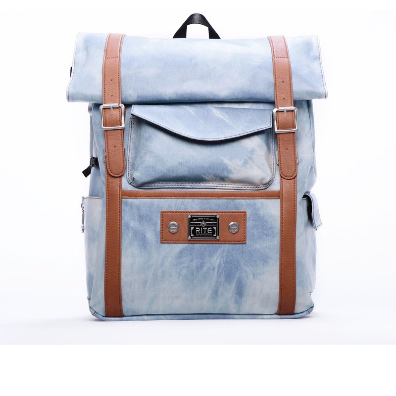 2015｜RITE攀越包THREE-水洗牛仔｜ - 后背包/双肩包 - 防水材质 蓝色