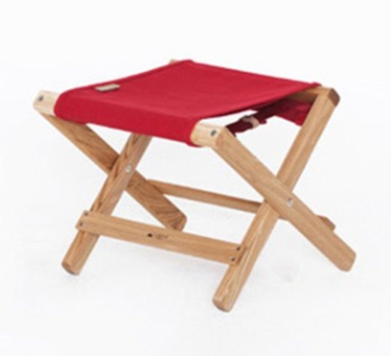 A.NATIVE 户外露营野餐木制折叠凳/椅/红 - 椅子/沙发 - 木头 红色
