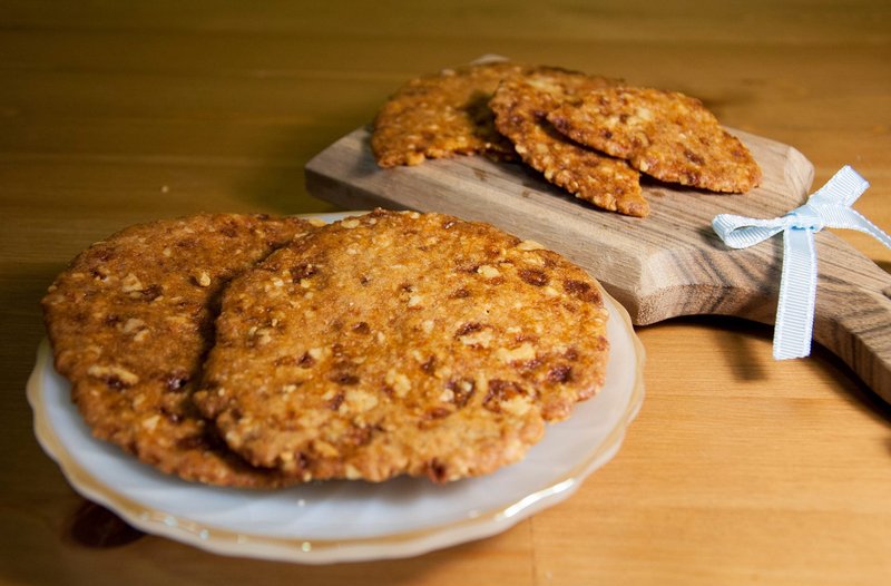 碧碧－焦糖燕麦薄片饼干 - 谷物麦片 - 新鲜食材 金色