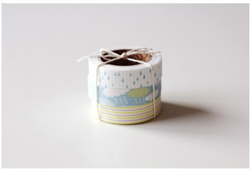 Dailylike fabric tape 北欧风布胶带(三入) 20-Cloud,E2D94951 - 纸胶带 - 其他材质 多色