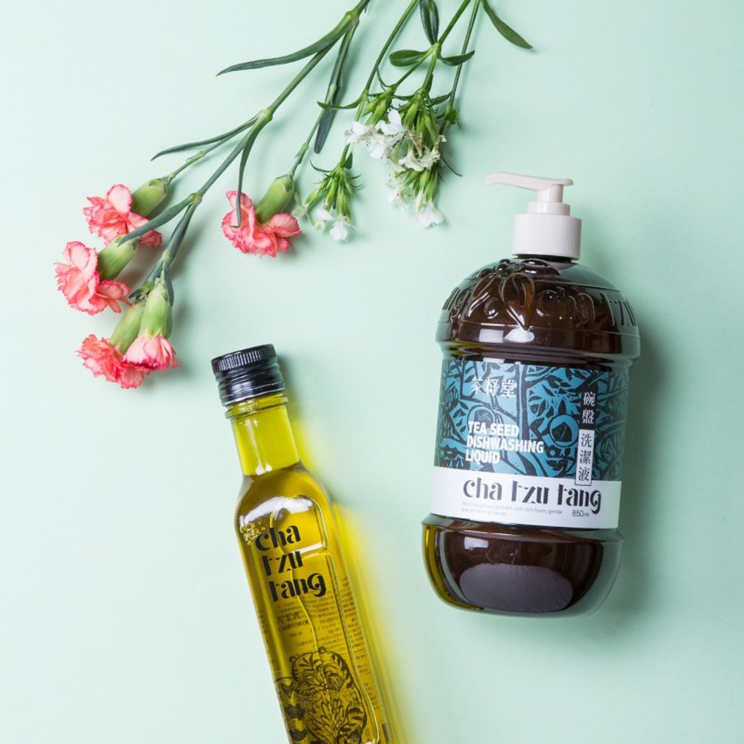 茶籽堂 厨艺组合-食在好洗 - 酱料/调味料 - 植物．花 粉红色