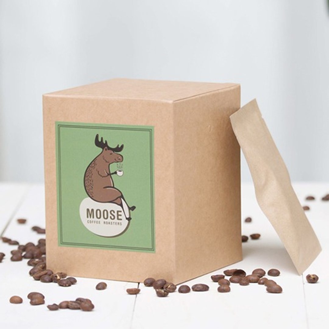 【MOOSE咖啡烘焙】北欧牛奶糖配方,咖啡挂耳包, 十入,两盒包邮 - 咖啡 - 新鲜食材 咖啡色