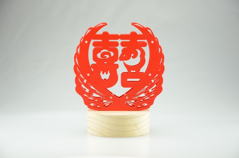 囍羊羊 - 灯具/灯饰 - 木头 红色