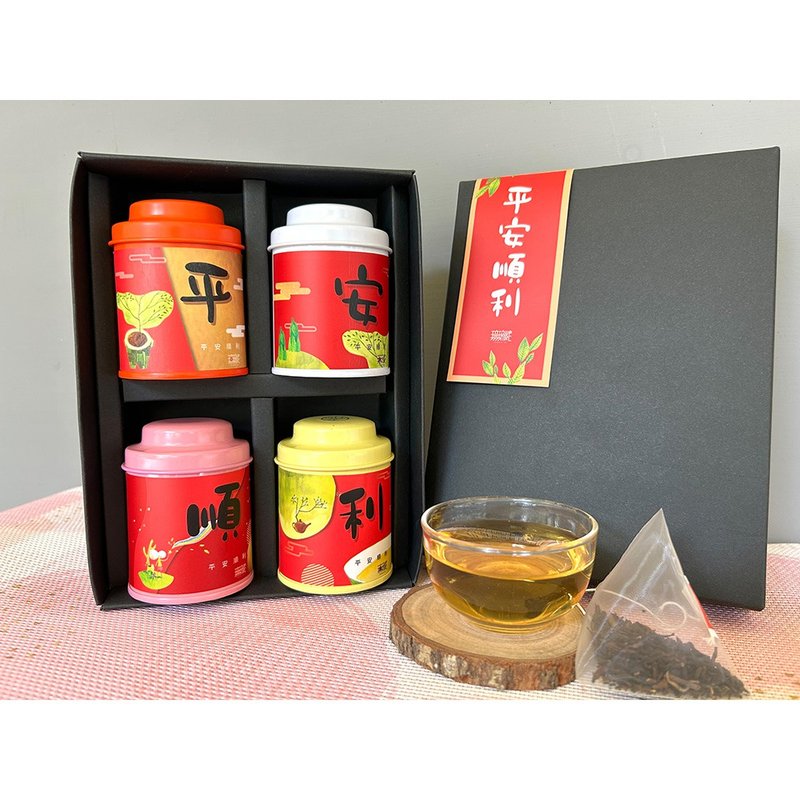 P8 四喜祝福【平安顺利】无藏综合四入小茶礼 交车礼 入厝礼 开幕 - 茶 - 其他材质 多色