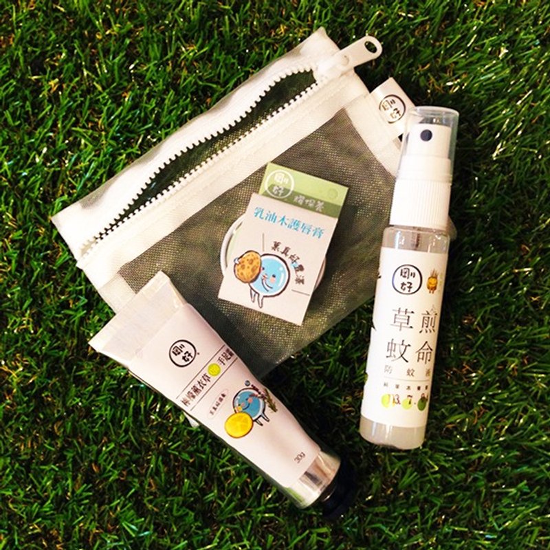 刚好 明星三件组(柠檬)  (护手霜,防蚊液,护唇膏) - 防蚊用品 - 植物．花 多色