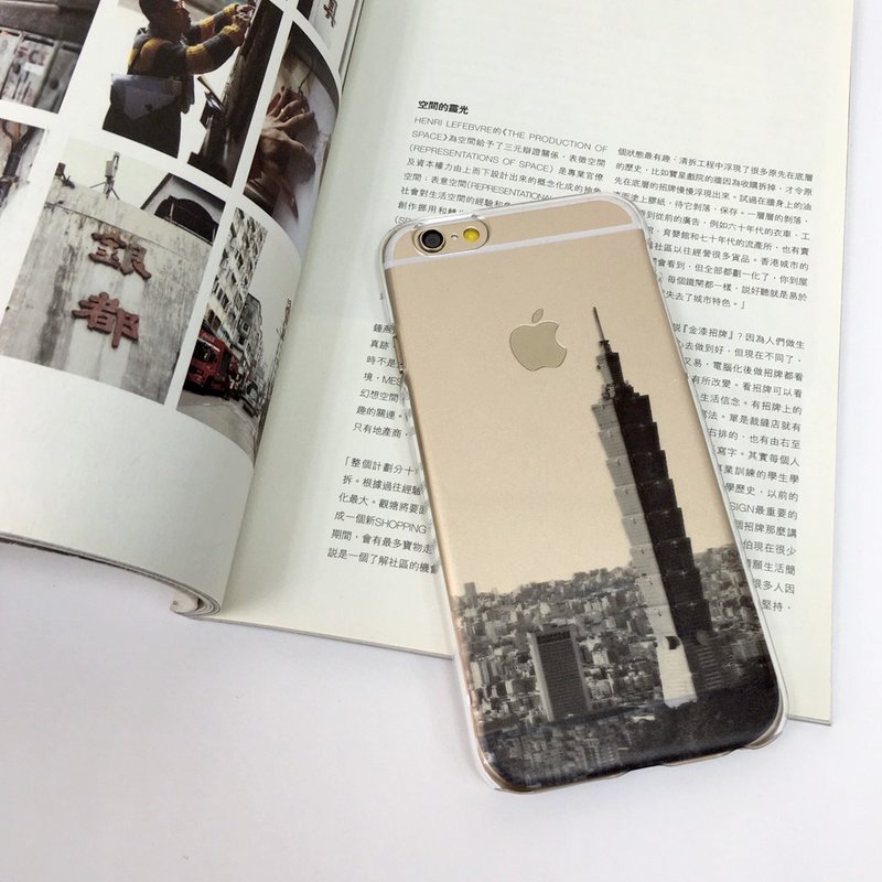 香港原创设计 台湾景观台北101 iPhone X,  iPhone 8,  iPhone 8 Plus,  iPhone 7, iPhone 7 Plus, iphone 6/6S , iphone 6/6S PLUS, Samsung Galaxy Note 7 透明手机壳 - 手机壳/手机套 - 塑料 透明