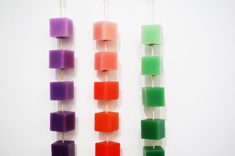 DULTON 串串渐层香氛情人蜡烛 - 蜡烛/烛台 - 蜡 