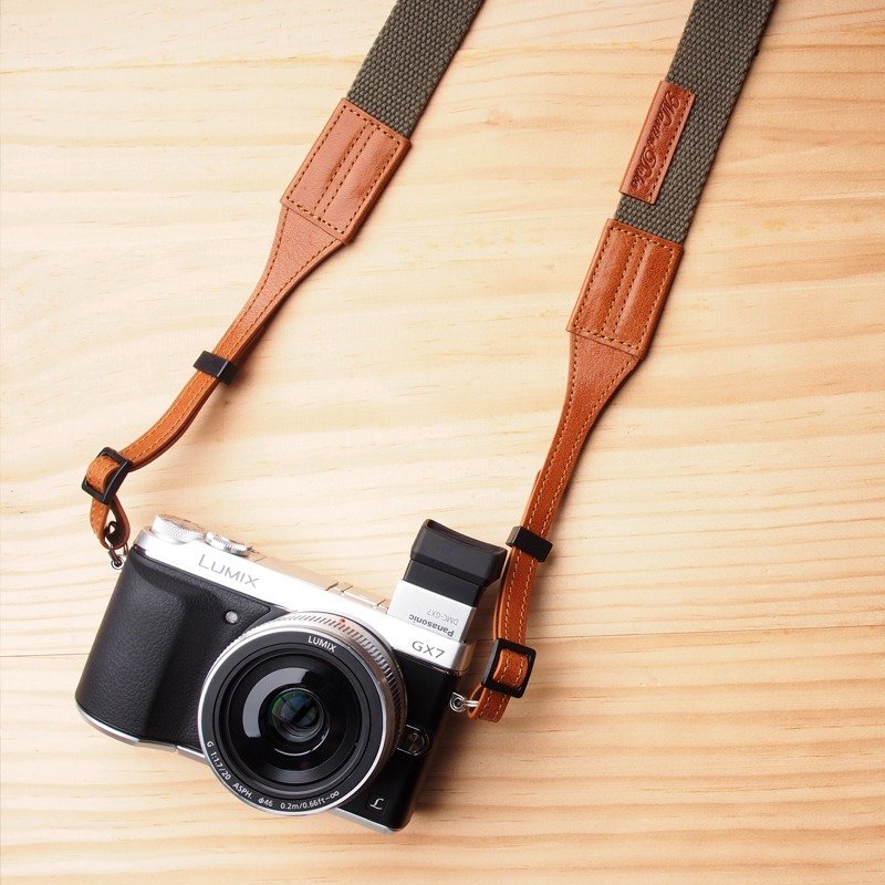TELA 织带相机背带 - 相机背带/脚架 - 真皮 多色