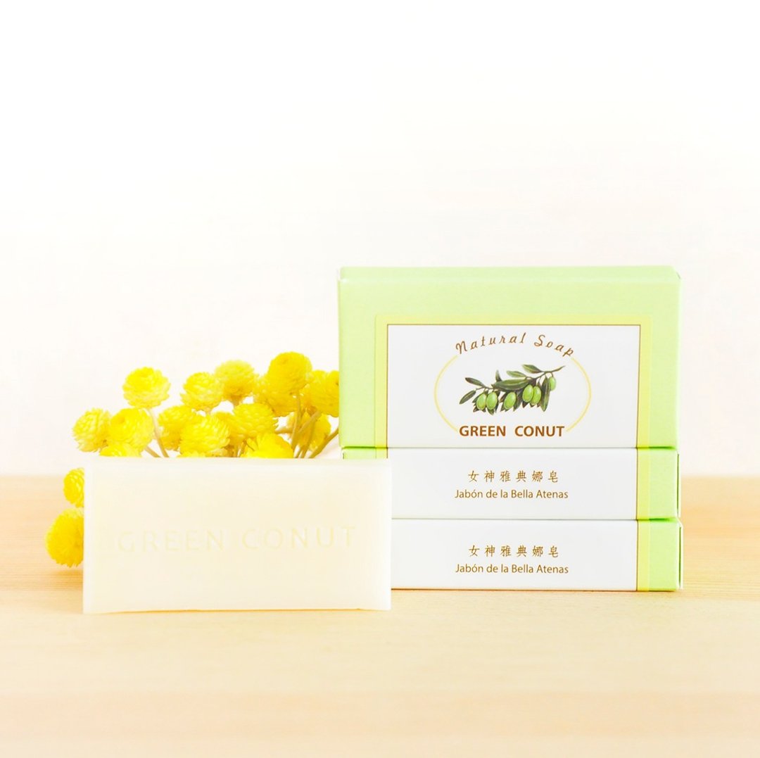 绿果  女神雅典娜皂30g—保湿滋润 - 沐浴用品 - 植物．花 白色