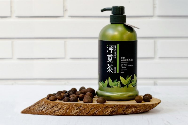 妈咪的好帮手 茶宝 净觉茶  茶籽碗盘蔬果洗洁液 800ML - 其他 - 植物．花 绿色