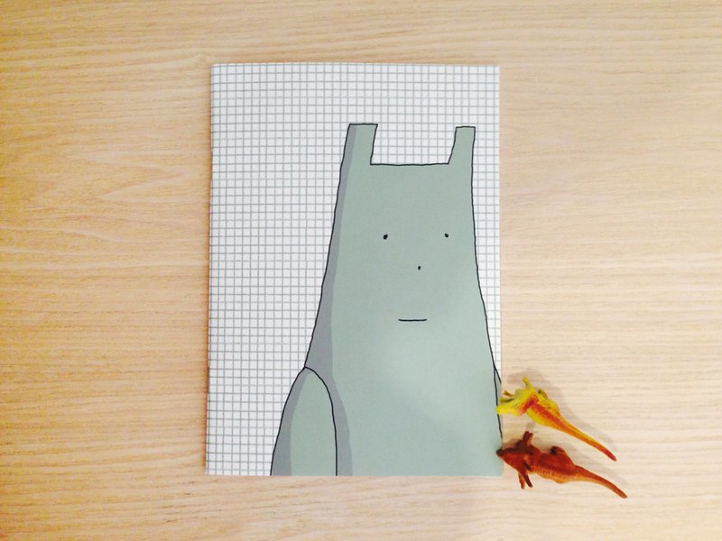 绿怪兽 | A5空白笔记本 - 笔记本/手帐 - 纸 绿色