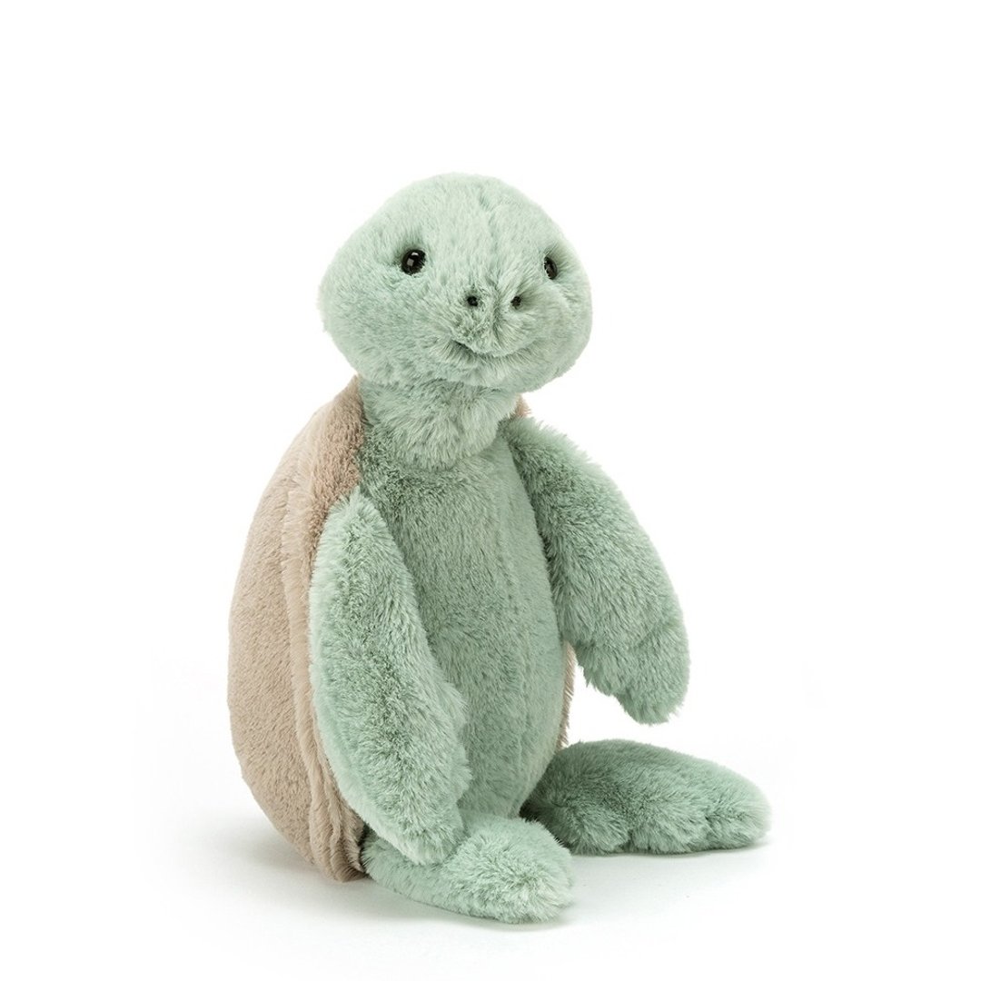 Jellycat Bashful Turtle 小乌龟 18cm - 玩偶/公仔 - 聚酯纤维 绿色