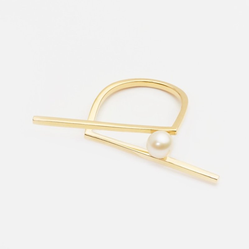 精巧独特 / Lillian ring - 戒指 - 其他金属 金色