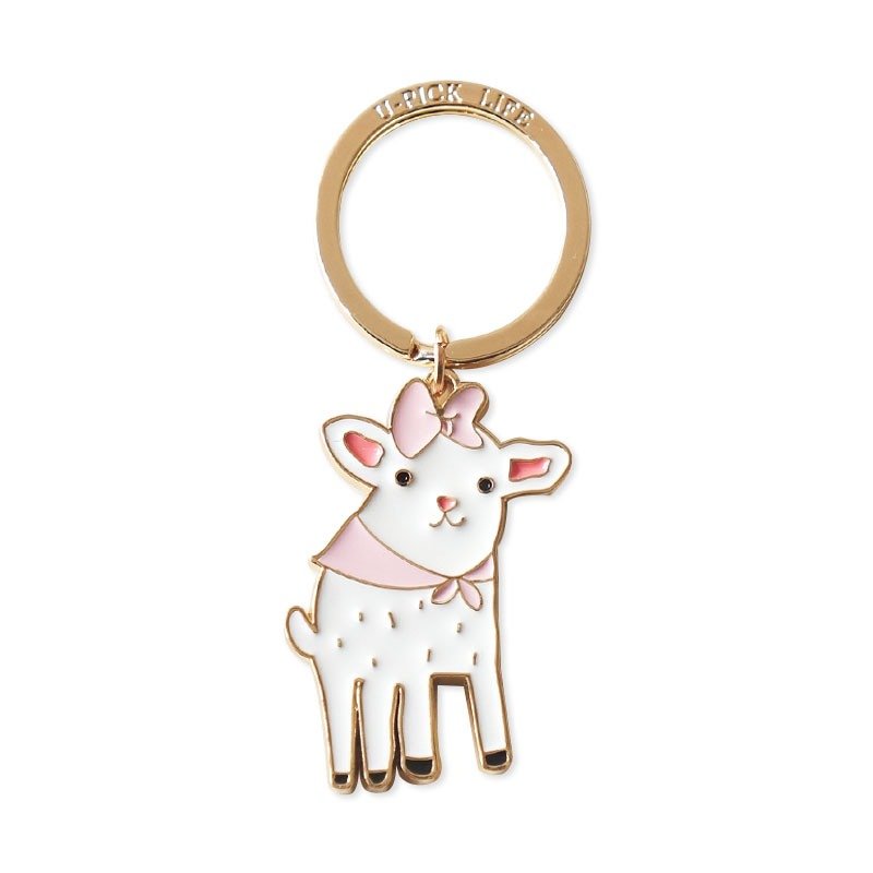 U-PICK原品生活 原创可爱羊年钥匙扣 - 钥匙链/钥匙包 - 其他金属 黑色