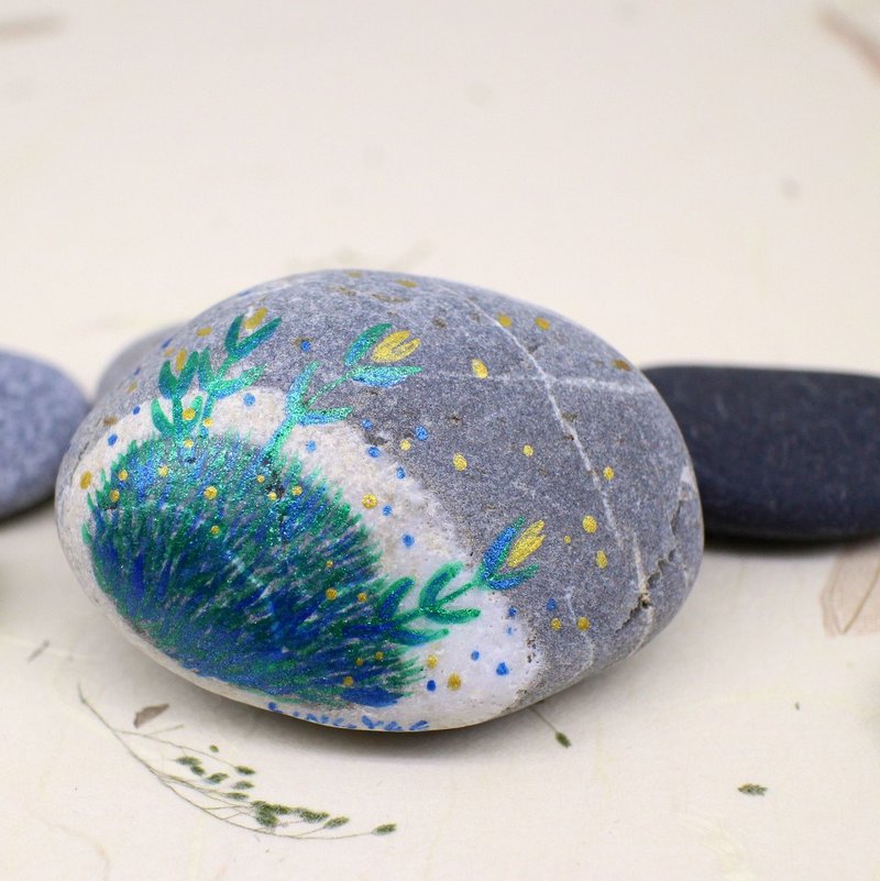 富察令儿·彩绘石头 - 摆饰 - 宝石 灰色