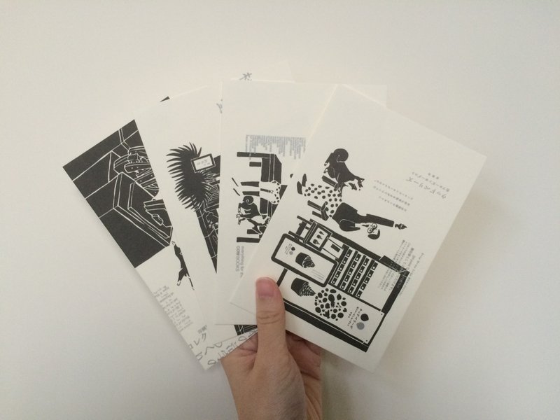 东京行旅明信片-四款套组B - 卡片/明信片 - 纸 
