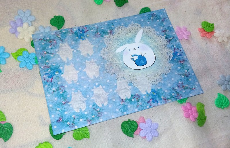 【迷茫】明信片/卡片 - 卡片/明信片 - 纸 蓝色