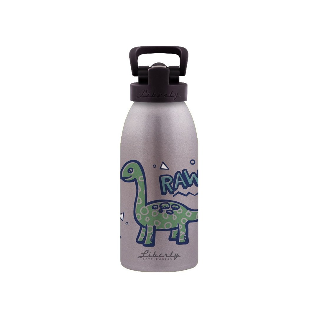Liberty 全铝环保运动水杯-470ml-恐恐恐龙/单一尺寸 - 水瓶/水壶 - 其他金属 灰色