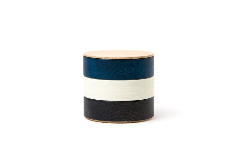 畑漆器店 - 木制食器(容器) - BORDER 002B - 厨房用具 - 木头 多色